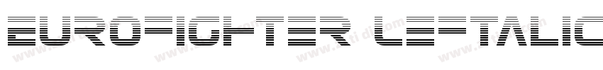 Eurofighter Leftalic字体转换